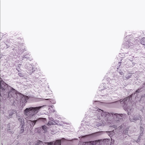 Zara Limited Edition Ruffled Mini Dress - Picture 3 of 6